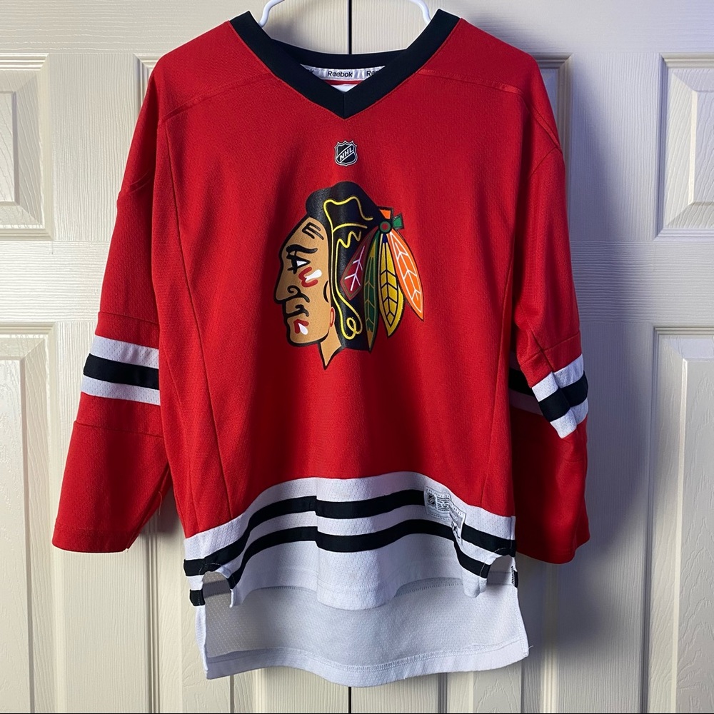 Reebok Youth L/XL Chicago Blackhawks Jersey